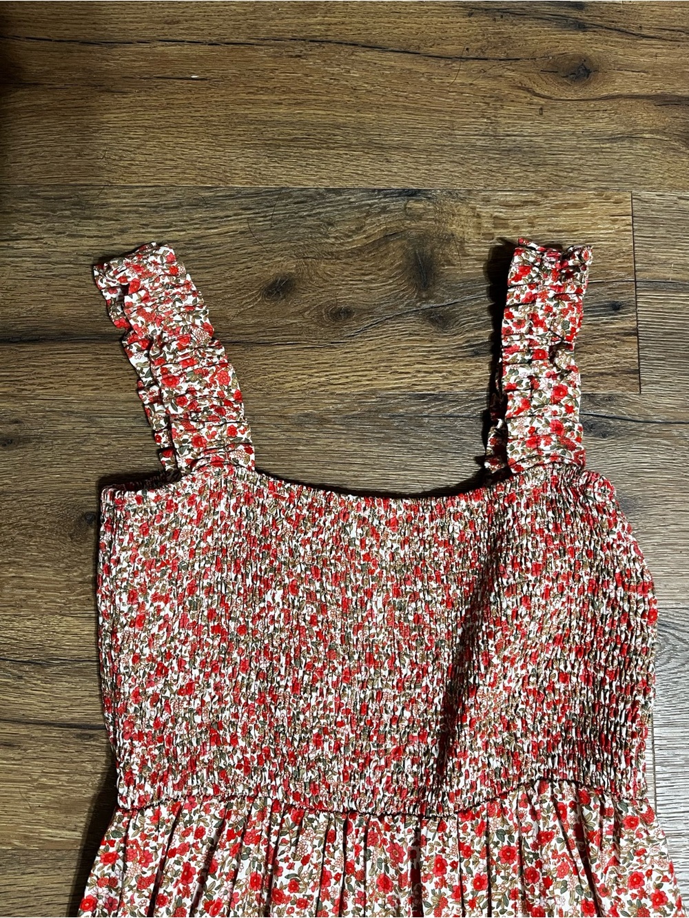 Amalli Talli Floral Dress with Smocked Bodice - Picture 2 of 4